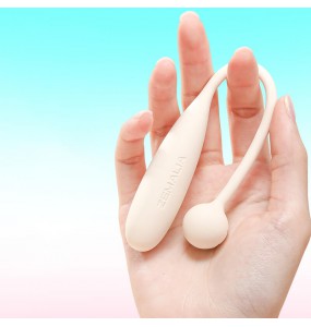 ZEMALIA - Pleasure Vibrating Egg (Chargeable - Beige)